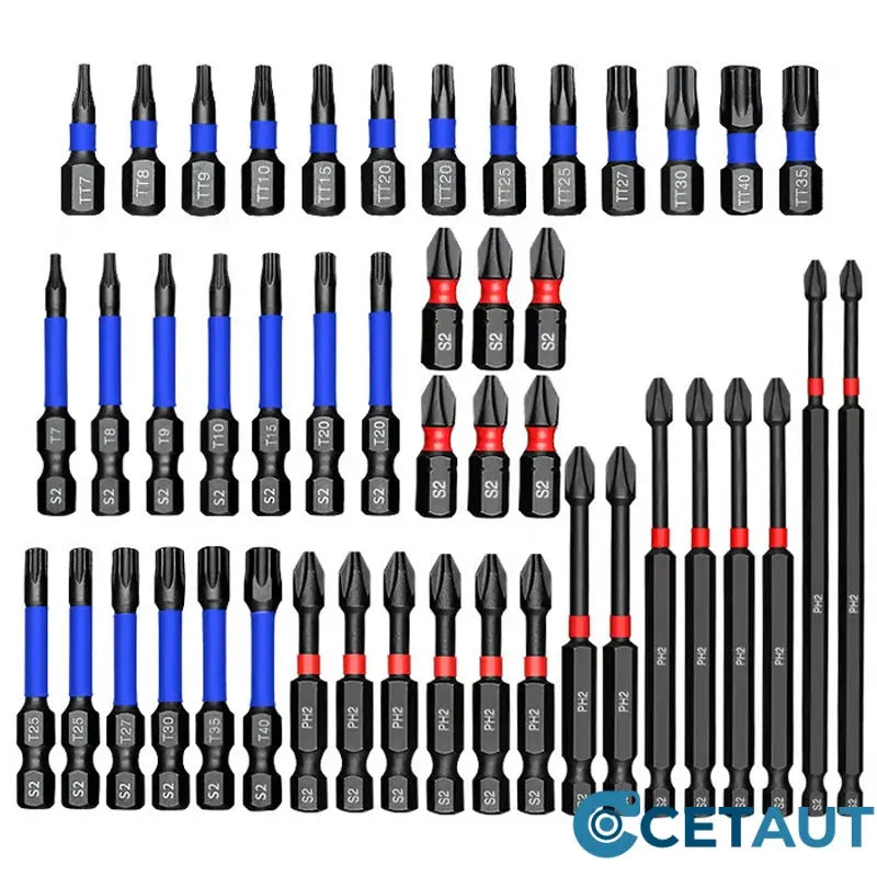 🧲 Magnetischer Schraubendreher-Set mit Phillips & Torx – 15-teilig | Robuste Bits + Schnellwechsel-System ⚡ cetaut