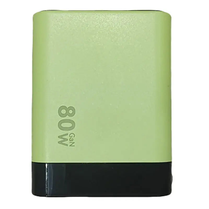 3-in-1-GaN-Ladegerät, 80 W MAX skalierbares Schnelllademodul mit Typ-C-Kabel und 2 USB-Anschlüssen cetaut