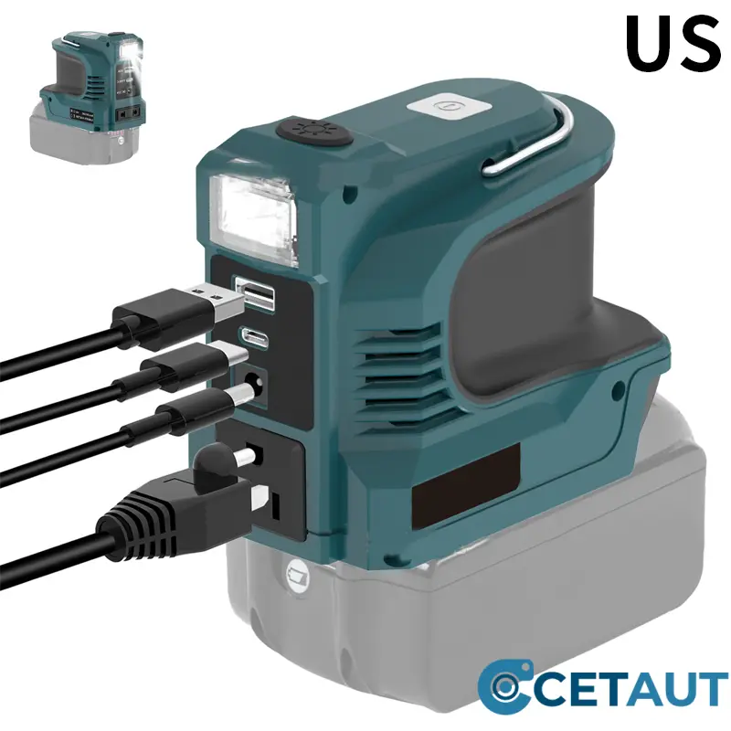 Bosch-kompatibel & Schukostecker  Compact DC to AC Inverter - Suitable for cars, motorhomes, outdoor use, and summer houses🔌 Immer Strom. Für Geräte, Werkzeug und Sie. cetaut