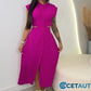 ⏳Begrenzte Zeit 50% Rabatt💥Elegantes Kleid mit geteilten Ärmeln für Damen cetaut