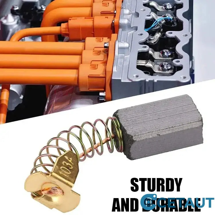 Carbon Brush Set for Electric Tools🛠️Robuste Kupferkohlebürsten: Für längere Werkzeuglebensdauer und weniger Funken cetaut