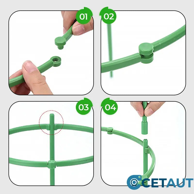 🌱Modul-Pflanzenstütze: Einfach Bauen, Starke Hilfe🌱Abnehmbare Stützpfähle für Blumen und Früchte cetaut