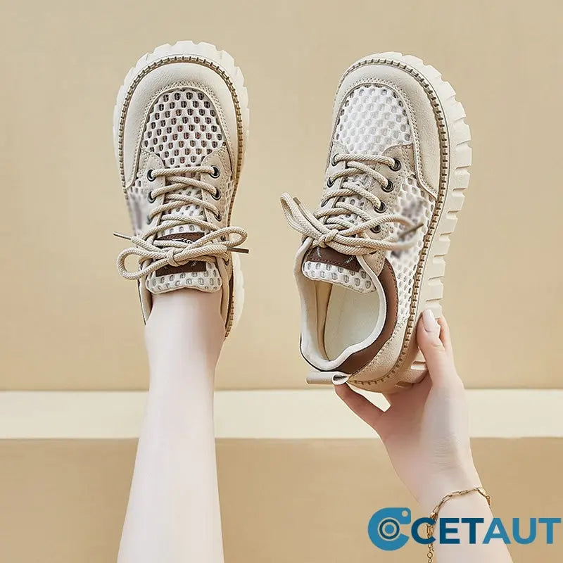 Atmungsaktive Sneaker mit 4,5 cm Höhe – bequem den ganzen Tag cetaut