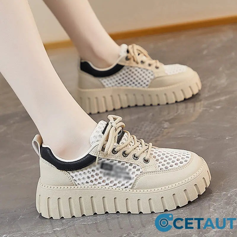 Atmungsaktive Sneaker mit 4,5 cm Höhe – bequem den ganzen Tag cetaut