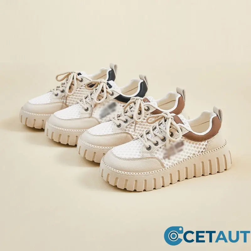 Atmungsaktive Sneaker mit 4,5 cm Höhe – bequem den ganzen Tag cetaut
