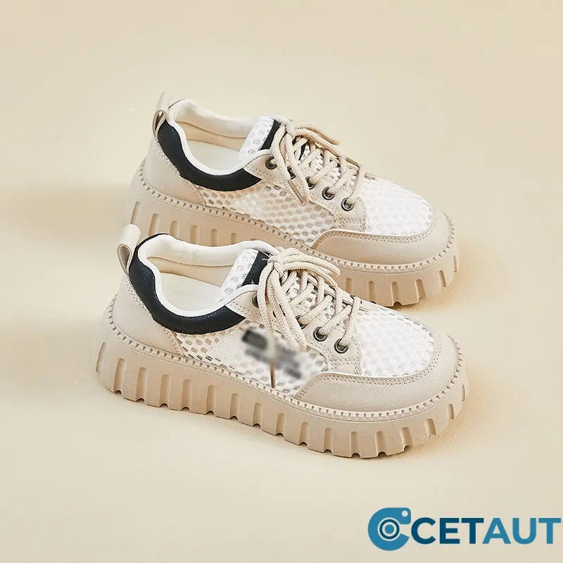 Atmungsaktive Sneaker mit 4,5 cm Höhe – bequem den ganzen Tag cetaut