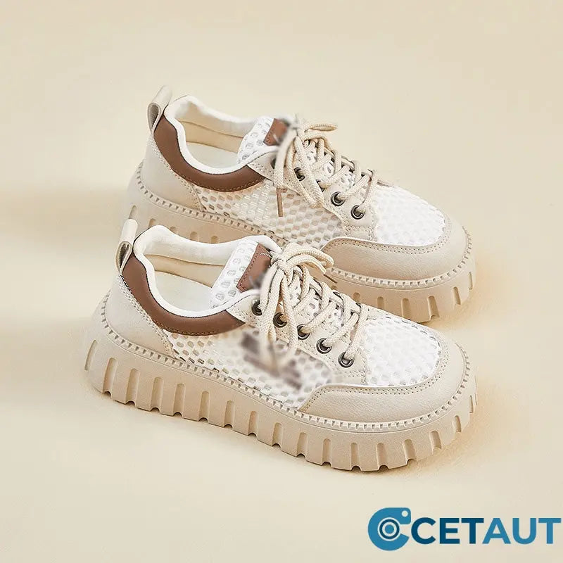 Atmungsaktive Sneaker mit 4,5 cm Höhe – bequem den ganzen Tag cetaut