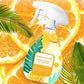 Kraftvolles Entfettungsspray mit Orangenduft für die Küche cetaut