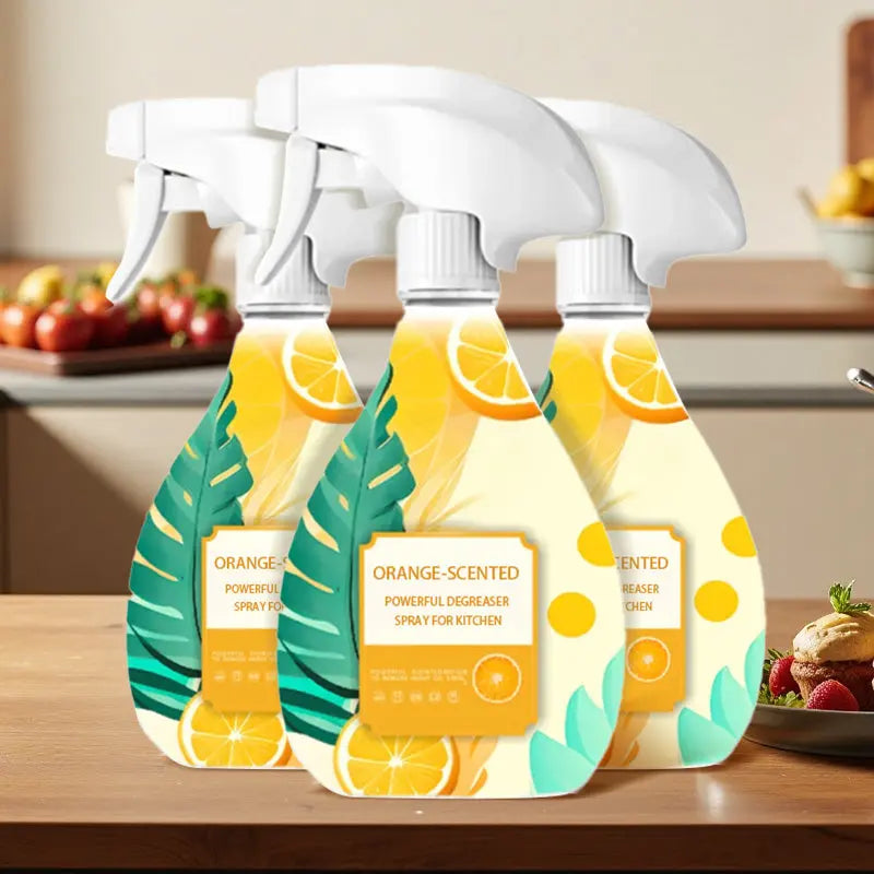 Kraftvolles Entfettungsspray mit Orangenduft für die Küche cetaut