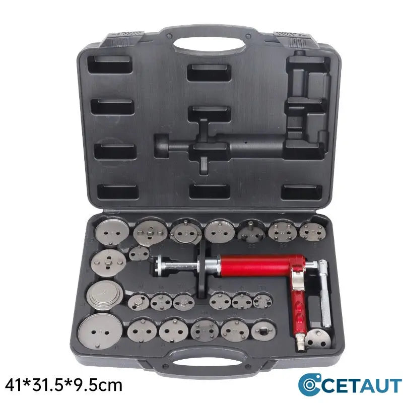 【20 € Rabatt für Neukunden】24-teiliges Druckluft-Bremskolbenrücksteller-Set – Für schnelles & sicheres Arbeiten an Scheibenbremsen cetaut