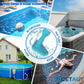 🏊3-in-1-Multifunktion-Pool-Reinigungsartefakt - Staubsaugbürste-Absaugung mit einem Klick fertig! Für Pool/Fischbecken/Badewanne Komplettes Zubehör cetaut