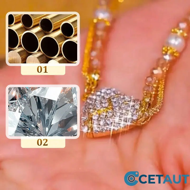 Magnetic Split Heart Matching Pendant Necklaces cetaut