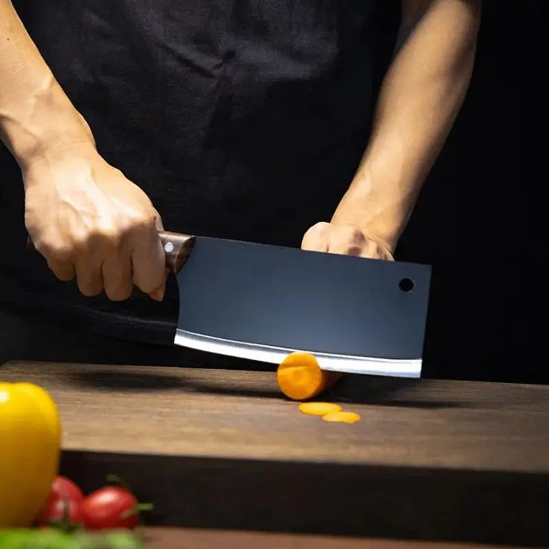 ✨ Professionelles Küchenmesser mit 15° V-Schliff – Härtebehandelt, ergonomisch & antihaft! Perfekt für präzises Schneiden, Würfeln & Hacken. Jetzt mit 30-Tage-Geld-zurück-Garantie cetaut