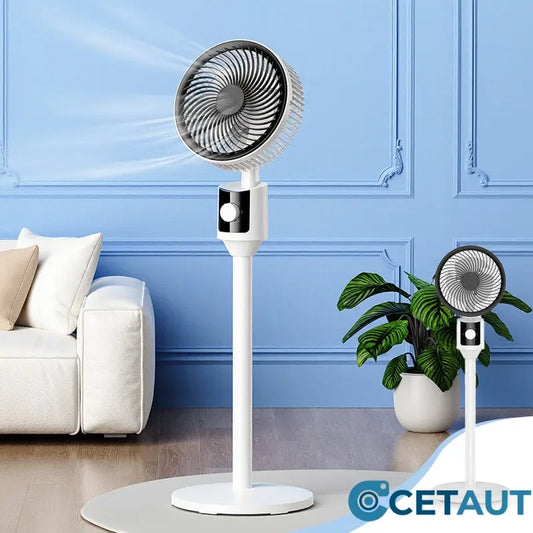 🥇2025 Neue Upgrades: 50 % Sommer-Rabatt🏆🍃Oszillierender elektrischer Standventilator mit verstellbarer Höhe cetaut
