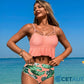Lässiges zweiteiliges Bikini-Set für Damen cetaut