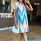 💕Charmantes Damenkleid mit lockerem Schnitt und Print cetaut