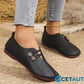 ✨ Frauen neue weiche synthetische Leder flache Schuhe cetaut