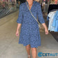 ⏳Begrenzte Zeit 50% Rabatt💥Trendiges, locker sitzendes Kleid mit V-Ausschnitt und Leopardenmuster für Damen cetaut