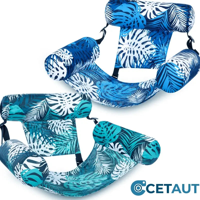 🌊Pool-Floater mit Tropen-Design: Leicht, stabil & blitzschnell aufgepumpt cetaut
