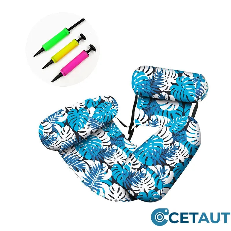 🌊Pool-Floater mit Tropen-Design: Leicht, stabil & blitzschnell aufgepumpt cetaut