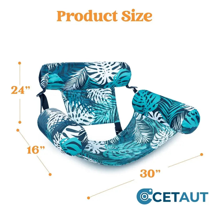🌊Pool-Floater mit Tropen-Design: Leicht, stabil & blitzschnell aufgepumpt cetaut
