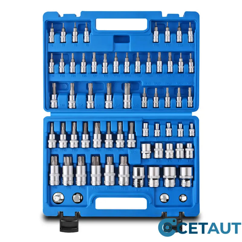 🔩 Ultimativer Steckschlüsselsatz für Mechaniker – CR-V Stahl + 60 Teile cetaut