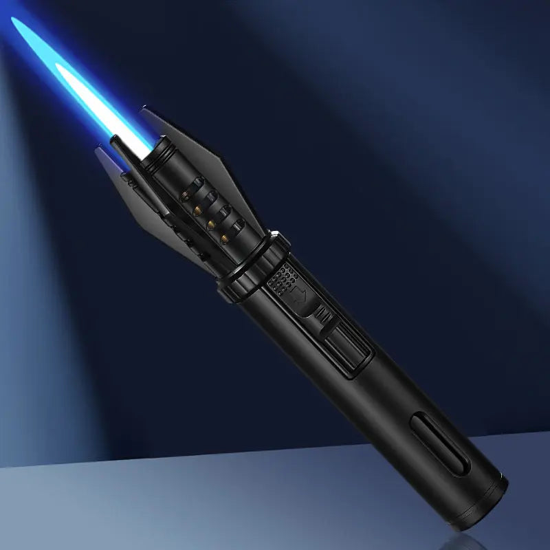 Zuverlässiger Flammenhelfer für Haus und Garten💎Tragbares aufblasbares winddichtes Feuerzeug cetaut