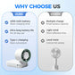 Handheld Portable Fan with Ice Cooler cetaut