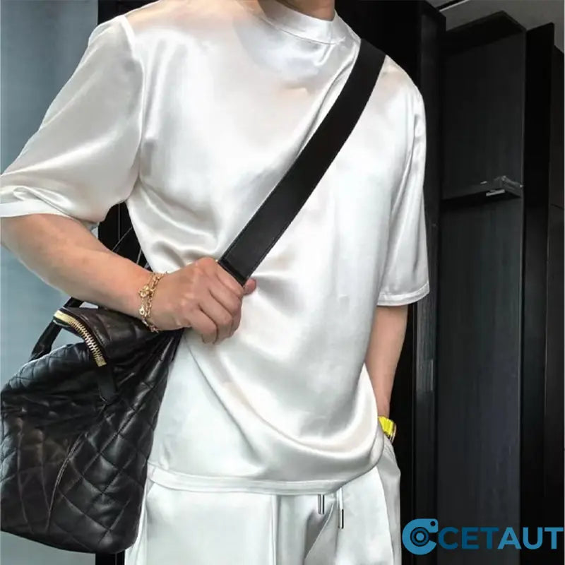 🔥Lässiger Herren-Zweiteiler: T-Shirt & Shorts in Unifarben cetaut