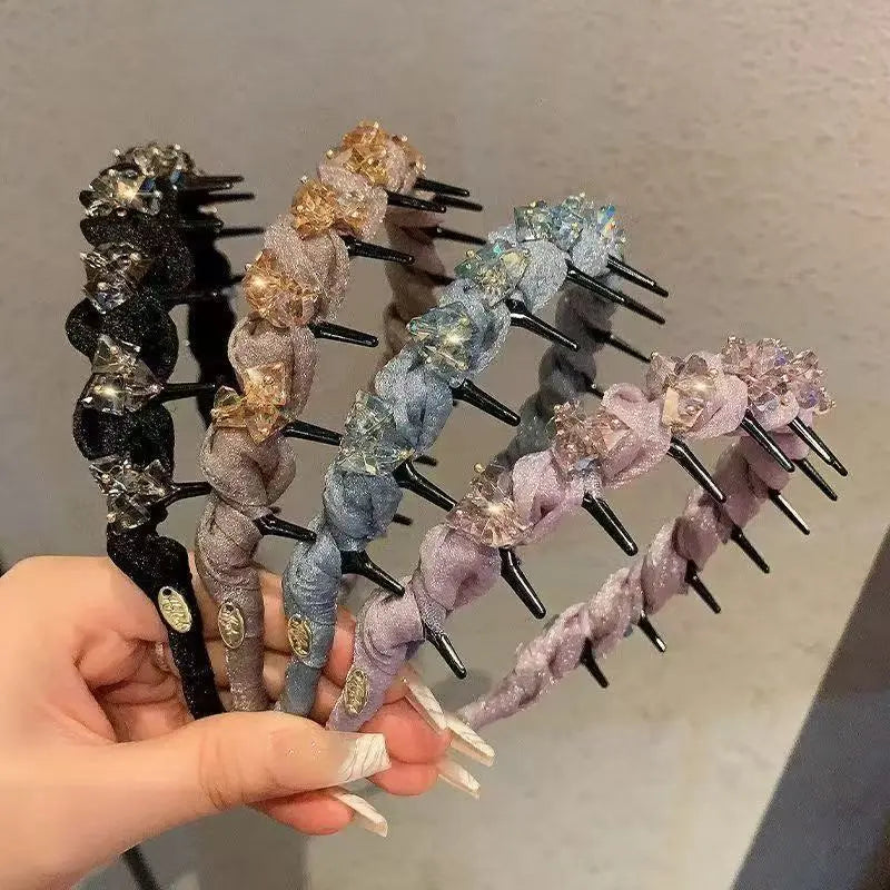 💎  Nur heute: 2. Band 50%!✨Strass-Haarband mit Zähnen | Elegantes & rutschfestes Design | Für Partys, Hochzeiten & Alltag | Mehrere Farben | Hochwertige Verarbeitung ✨ cetaut