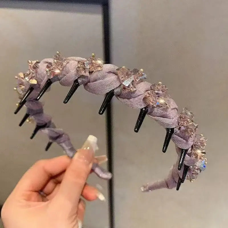 💎  Nur heute: 2. Band 50%!✨Strass-Haarband mit Zähnen | Elegantes & rutschfestes Design | Für Partys, Hochzeiten & Alltag | Mehrere Farben | Hochwertige Verarbeitung ✨ cetaut
