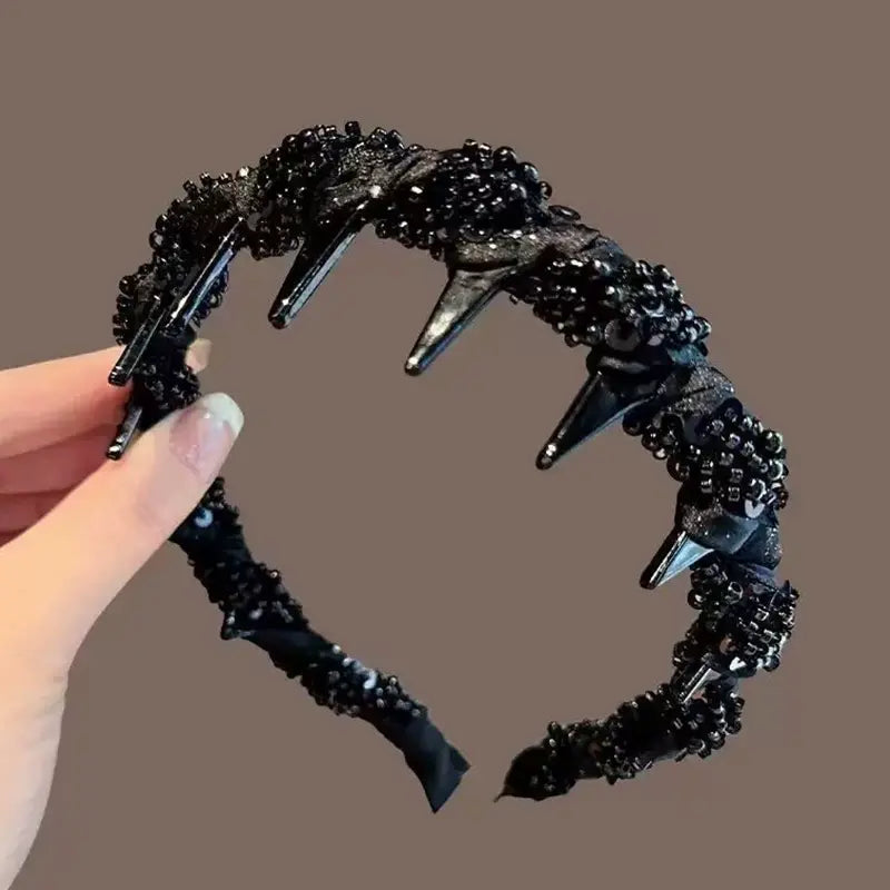 💎  Nur heute: 2. Band 50%!✨Strass-Haarband mit Zähnen | Elegantes & rutschfestes Design | Für Partys, Hochzeiten & Alltag | Mehrere Farben | Hochwertige Verarbeitung ✨ cetaut