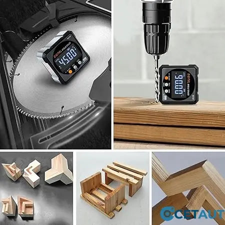 Pousbo® Mini LCD Digital Neigungsmesser Winkelmesser cetaut