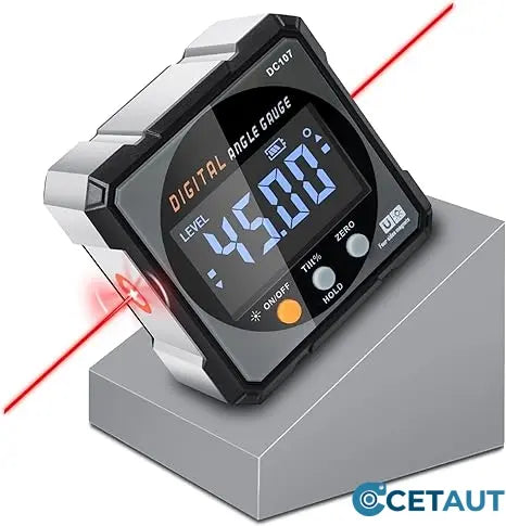 Pousbo® Mini LCD Digital Neigungsmesser Winkelmesser cetaut