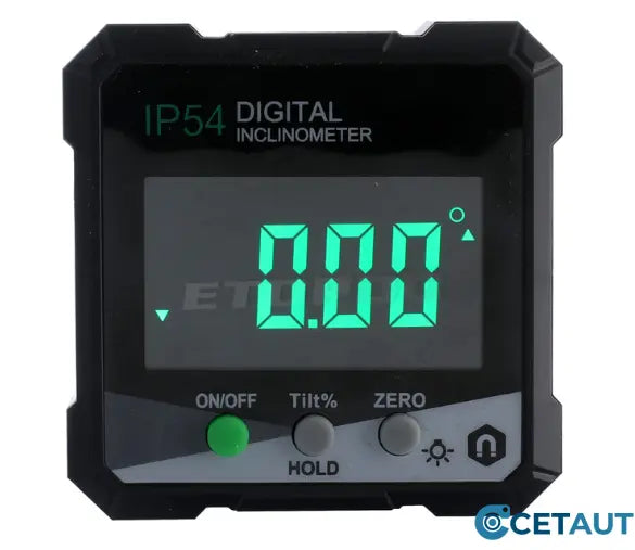 Pousbo® Mini LCD Digital Neigungsmesser Winkelmesser cetaut