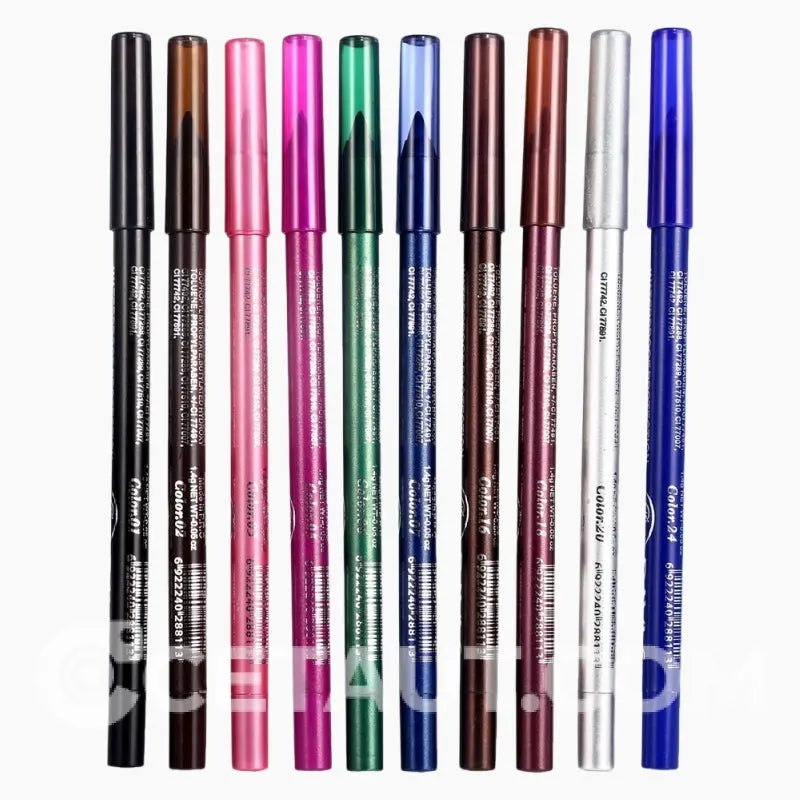 🔥✨ Begrenzte Zeit 50% Rabatt - 10 farbenfrohe Gel-Eyeliner (Ultra lang anhaltend, leuchtende Farben) cetaut