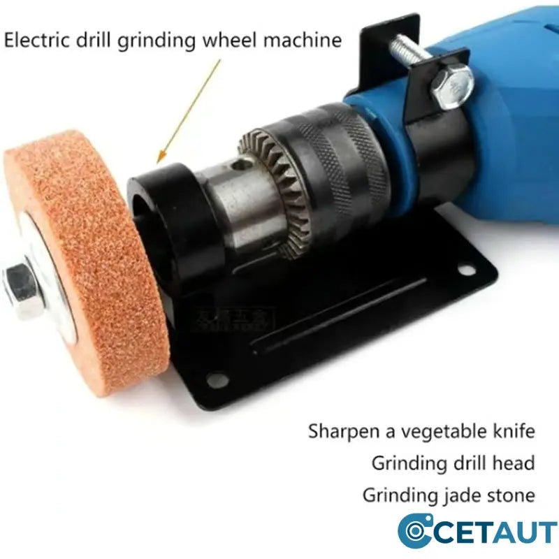 🛠️Mehrfunktions-Elektrobohrer-Basis zum Schleifen mit Schleifscheibe🏆Adapter passt zu Bosch, Makita, DeWalt und 99% der Marken cetaut