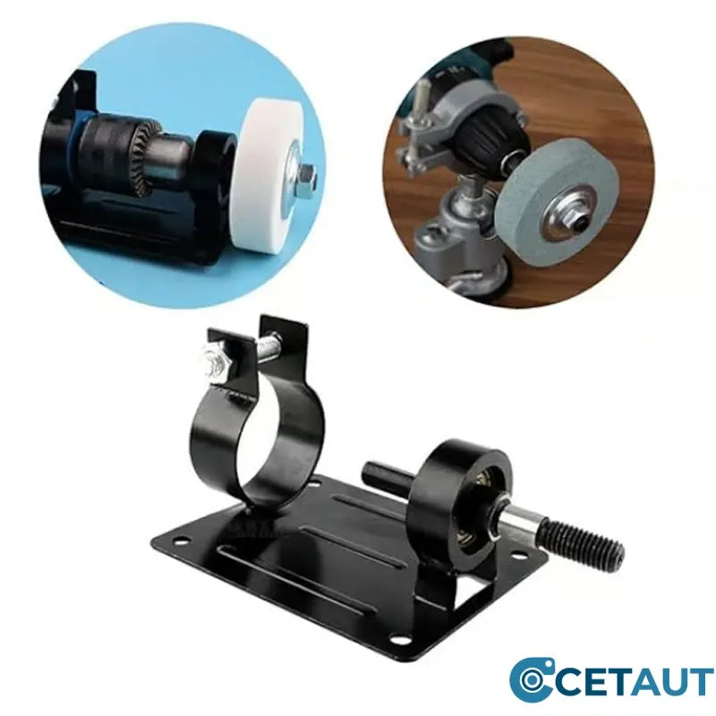🛠️Mehrfunktions-Elektrobohrer-Basis zum Schleifen mit Schleifscheibe🏆Adapter passt zu Bosch, Makita, DeWalt und 99% der Marken cetaut