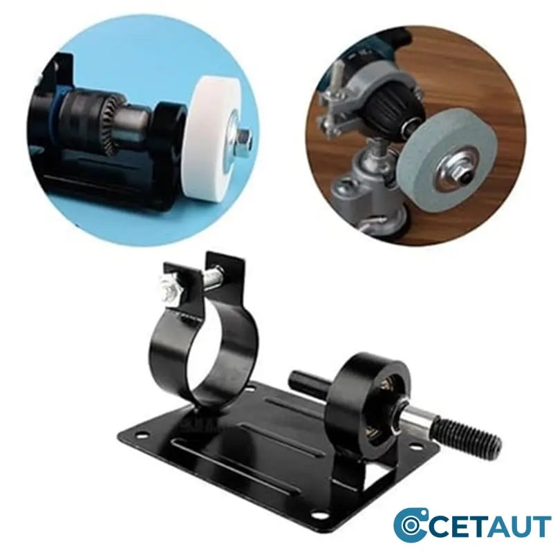 🛠️Mehrfunktions-Elektrobohrer-Basis zum Schleifen mit Schleifscheibe🏆Adapter passt zu Bosch, Makita, DeWalt und 99% der Marken cetaut
