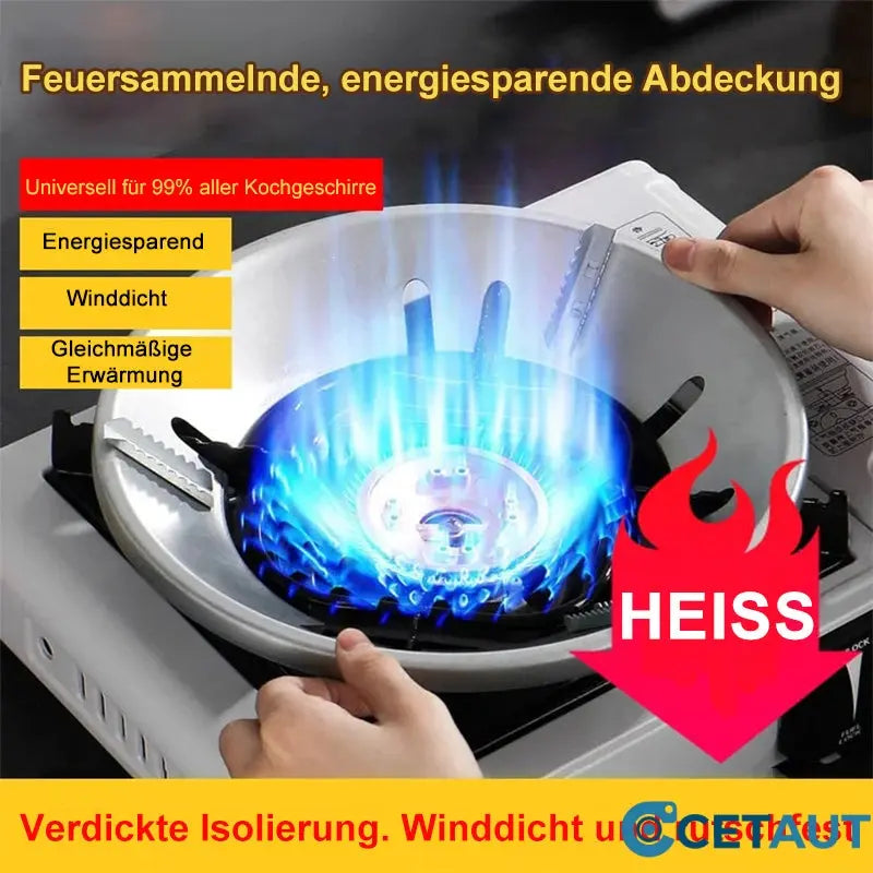 🔥Heißer Verkauf €24.99🔥Home Gas Herd Feuer Sammeln Energiesparende Abdeckung cetaut