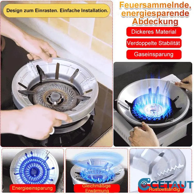 🔥Heißer Verkauf €24.99🔥Home Gas Herd Feuer Sammeln Energiesparende Abdeckung cetaut