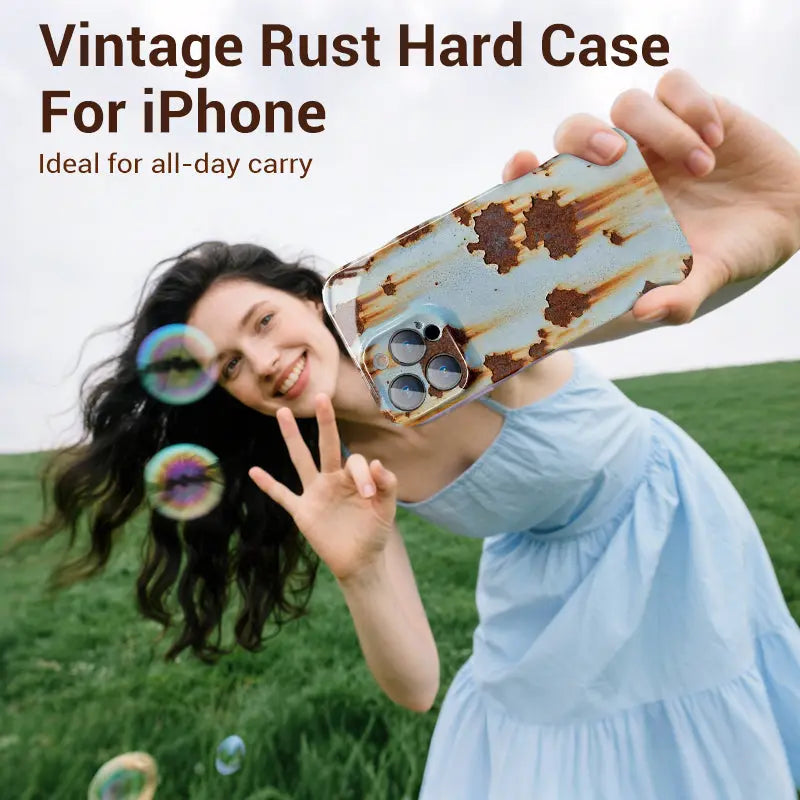 Vintage Rost Hard Case für iPhone cetaut