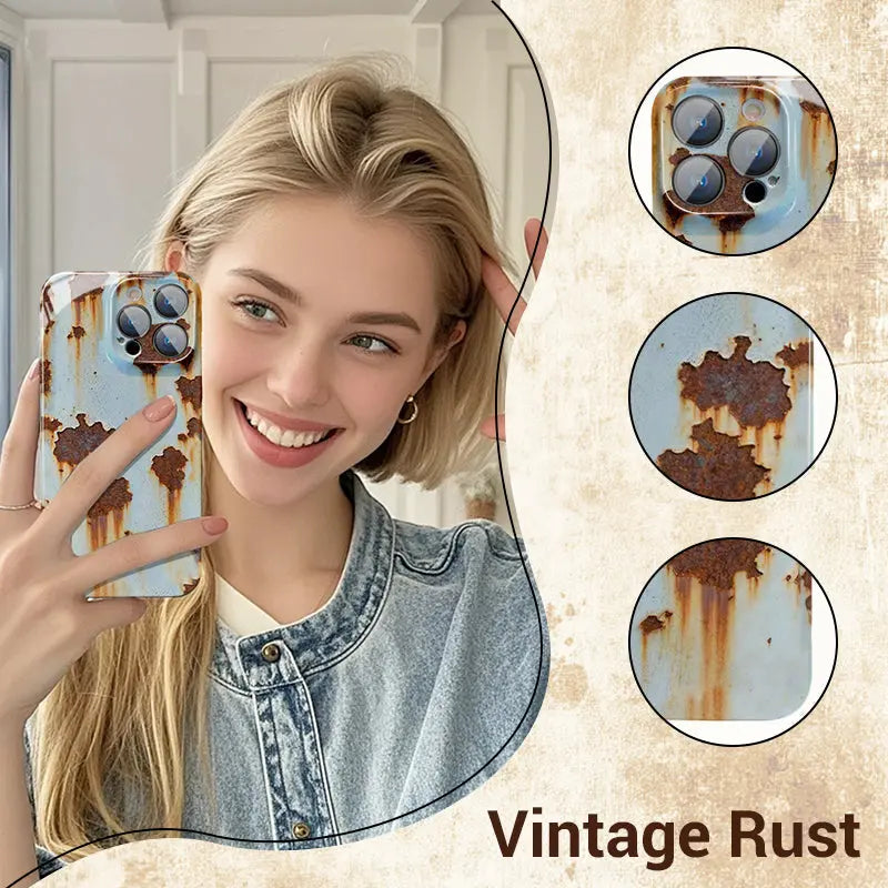 Vintage Rost Hard Case für iPhone cetaut