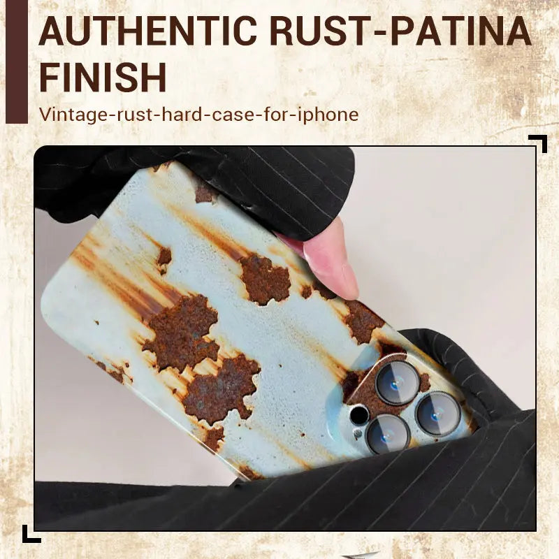 Vintage Rost Hard Case für iPhone cetaut