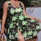 Mesh-Badekleid in großen Größen mit Blumenmuster cetaut