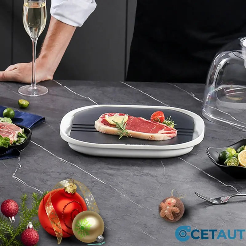 🎁 [Praktisches Geschenk] 🔥 Home Gefrorenes Fleisch Zutaten Auftauen Maschine 🥩 cetaut