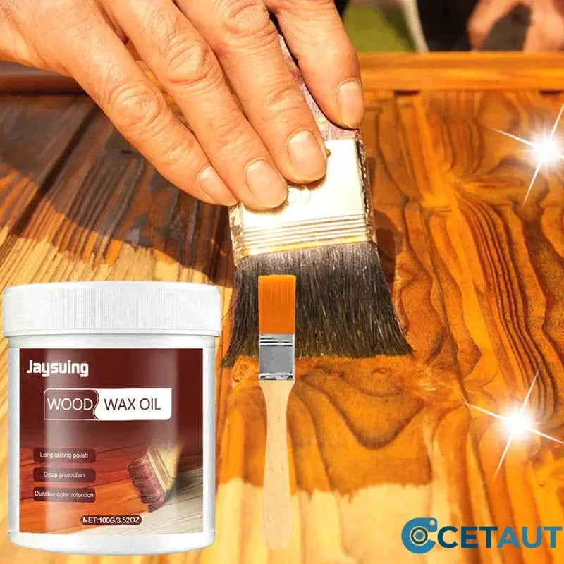 Holzreiniger & Politur - mit Premium-Bürste cetaut