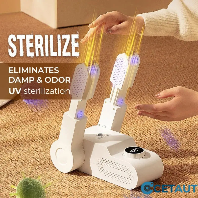 Retractable UV sterilizing shoe dryer cetaut