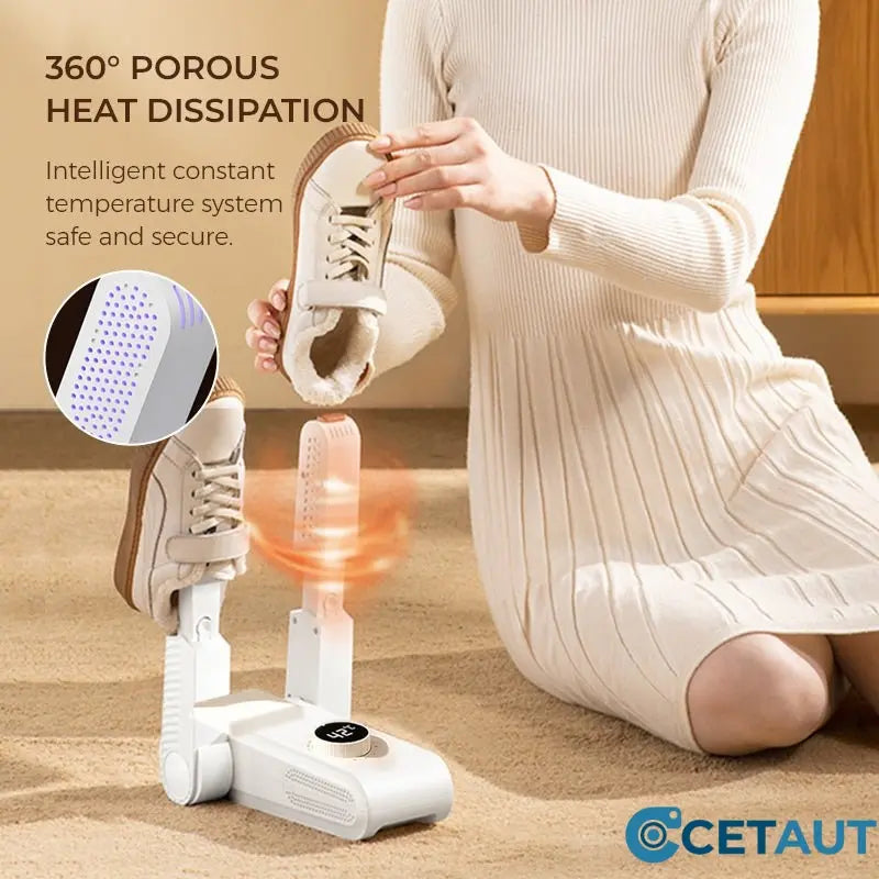 Retractable UV sterilizing shoe dryer cetaut