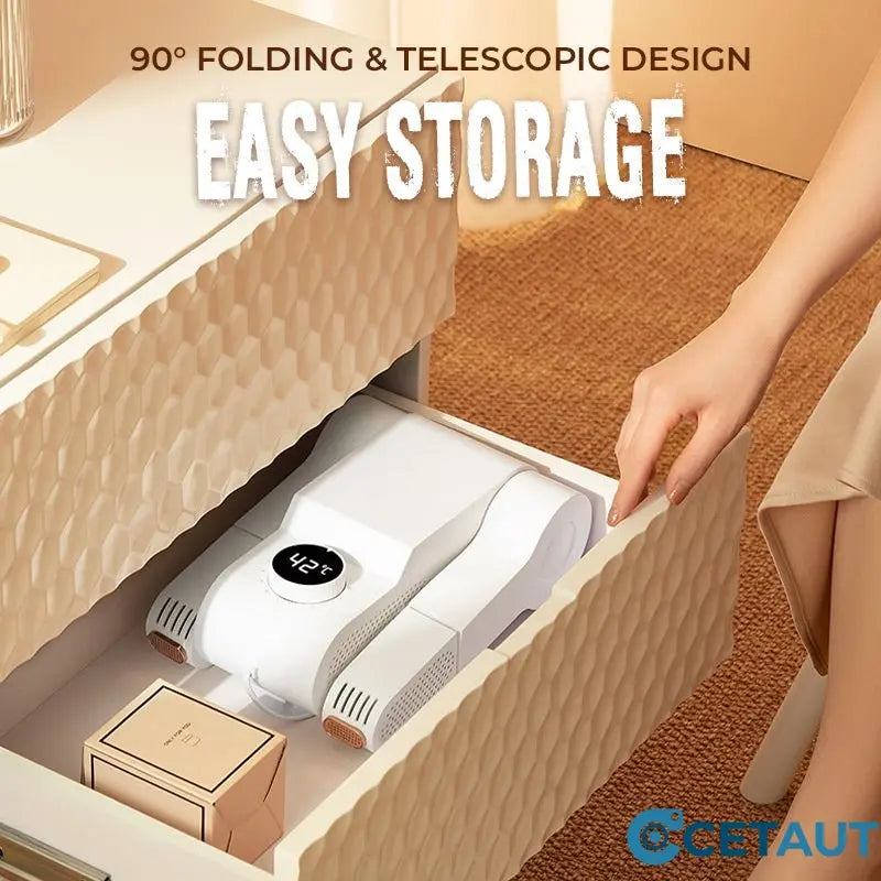 Retractable UV sterilizing shoe dryer cetaut